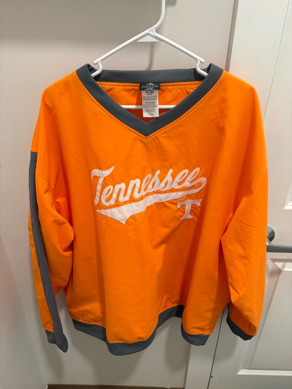 Knights Apparel Orange and Gray Tennessee Pullover Hoodie
